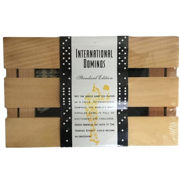 VTG Factory Sealed International 28 Piece Domino Strategies Book Travel Case DAD - Picture 1 of 7